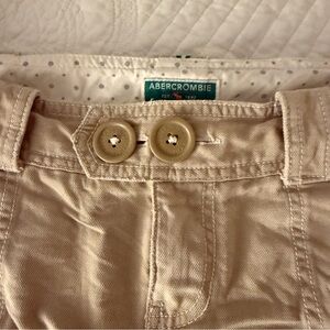 Abercrombie & Fitch Tan Mini Skirt Y2K